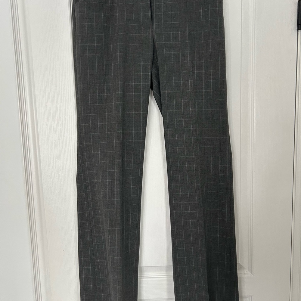 Michael Kors Gray Trousers with Slim Fit and Sharp Crease